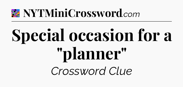 Special occasion for a 