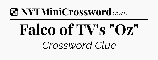 Solution: Falco of TV's 