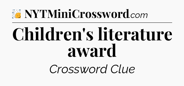Children's literature award - 7 Little Words