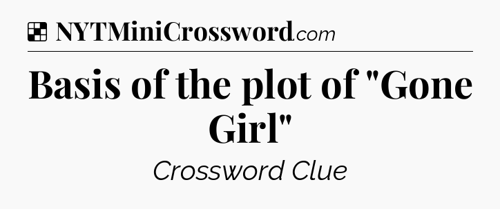 Solution: Basis of the plot of 