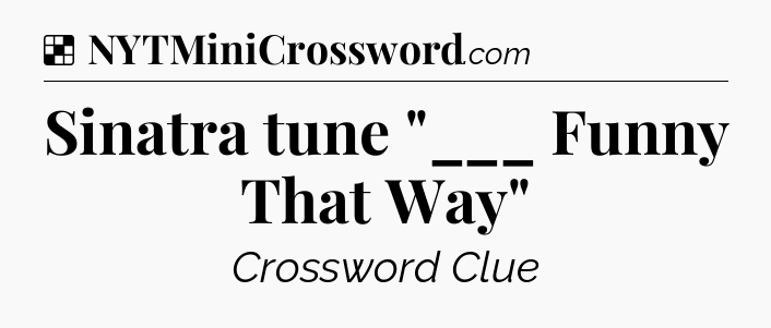 Solution: Sinatra tune 