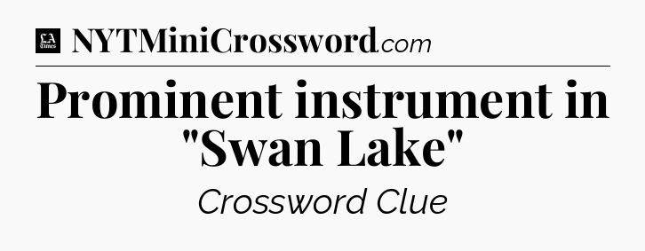 Prominent instrument in 