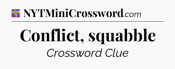 Conflict, squabble Codycross