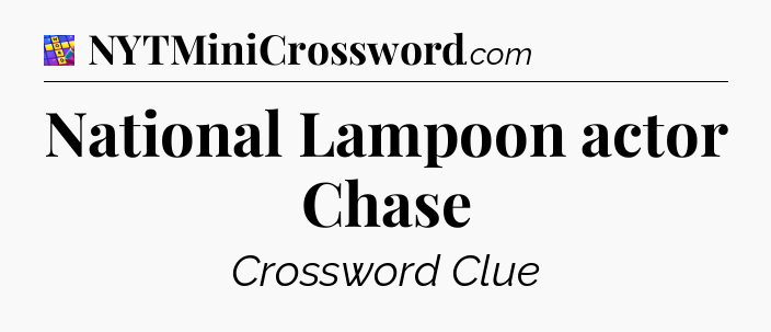 National Lampoon actor Chase Codycross
