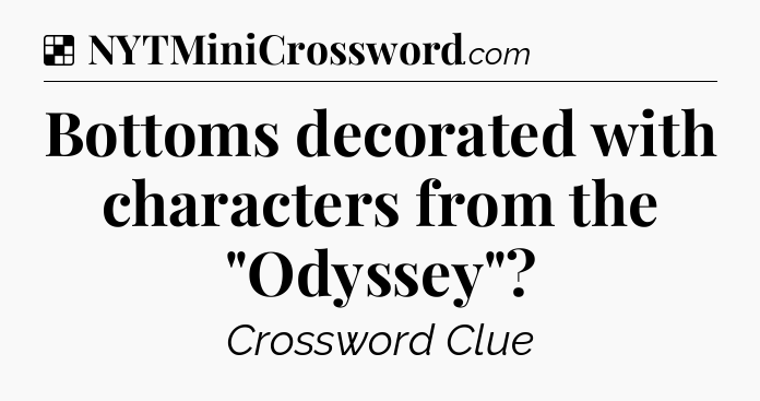 Solution: Bottoms decorated with characters from the 