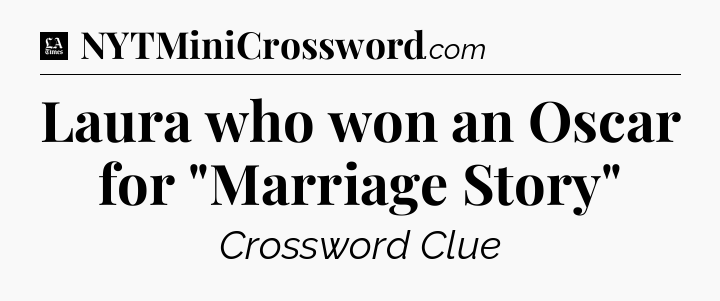 Laura who won an Oscar for 