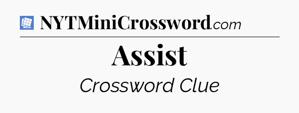 Assist Puzzle Page Crossword Clue