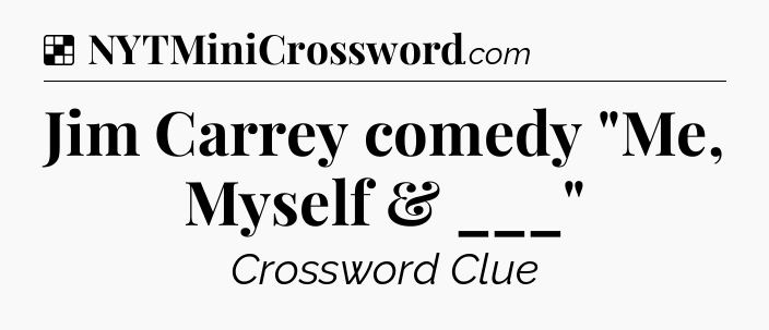 Solution: Jim Carrey comedy 