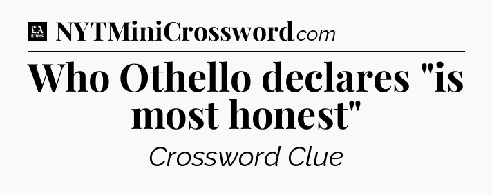 Who Othello declares 