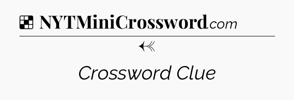 Solution: ← - NYT Crossword