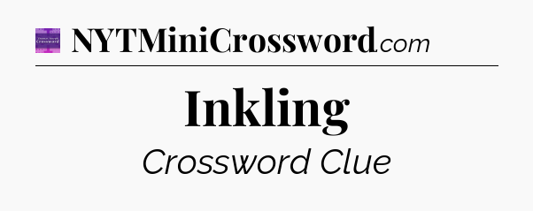 Inkling - Thomas Joseph Crossword