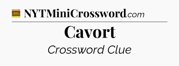 Cavort crossword clue Eugene Sheffer