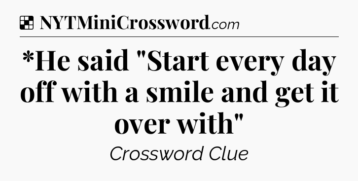 Solution: *He said 