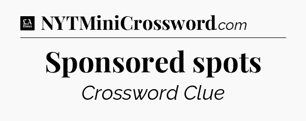Sponsored spots - LA Times Crossword