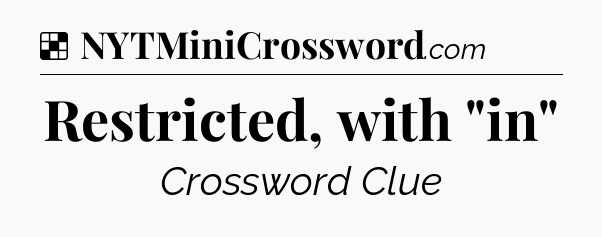 Solution: Restricted, with 