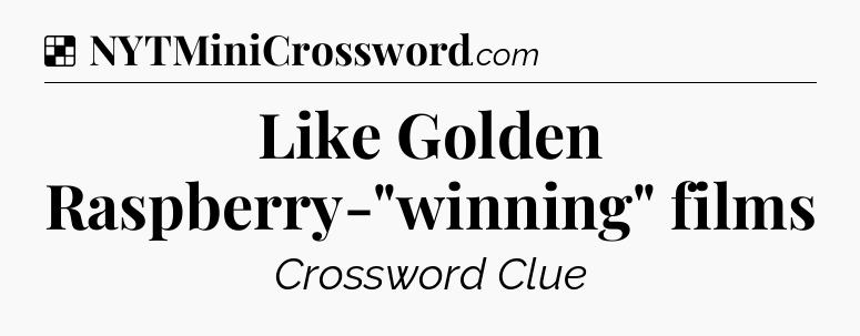 Solution: Like Golden Raspberry-