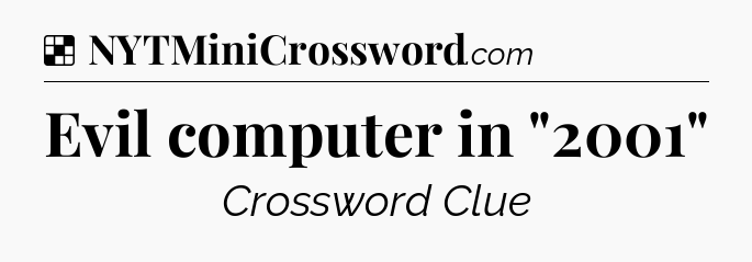 Solution: Evil computer in 