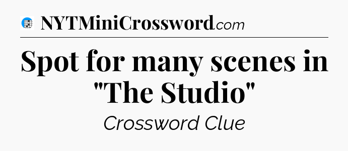 Spot for many scenes in 