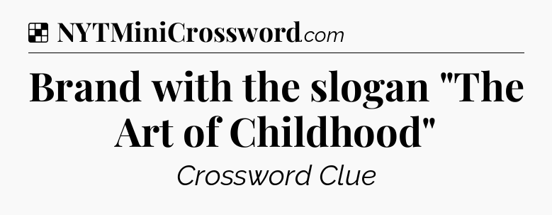 Solution: Brand with the slogan 