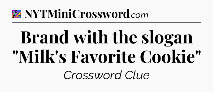 Brand with the slogan 