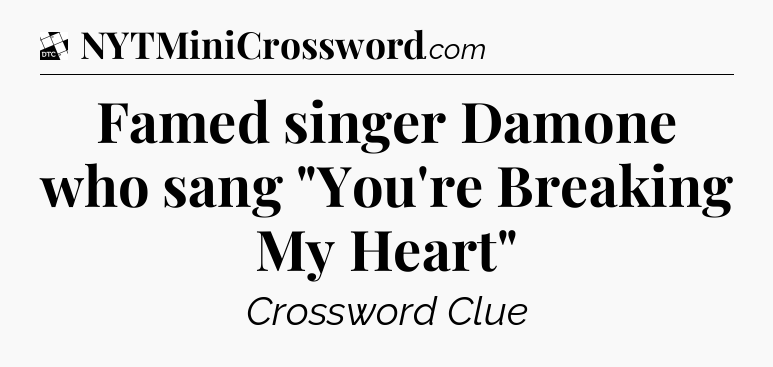 Famed singer Damone who sang 