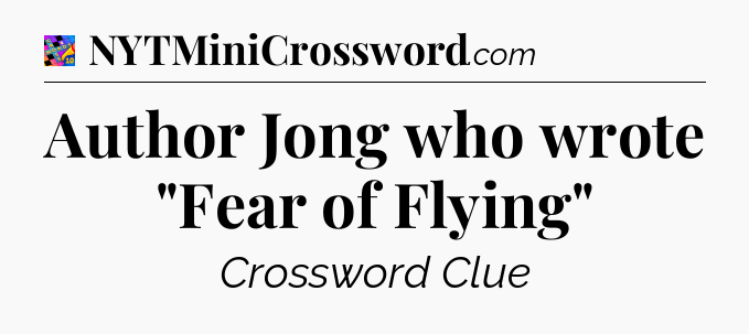 Author Jong who wrote 