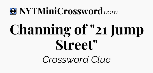 Solution: Channing of 