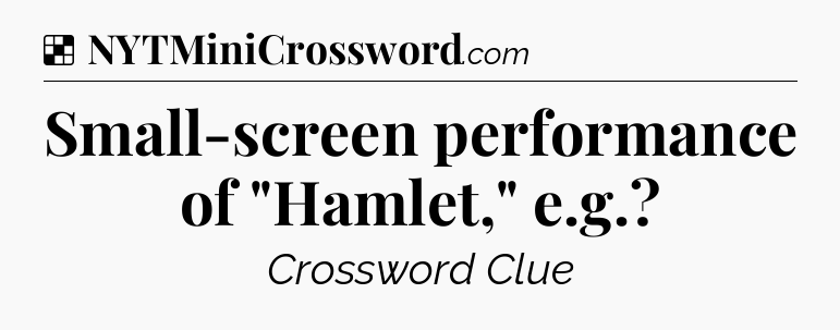 Solution: Small-screen performance of 