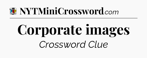 Corporate images Crossword Clue