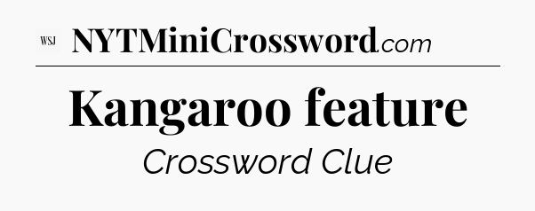 Kangaroo feature - WSJ Crossword