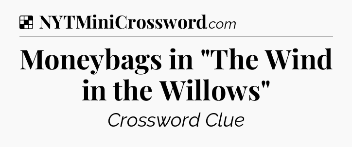 Solution: Moneybags in 
