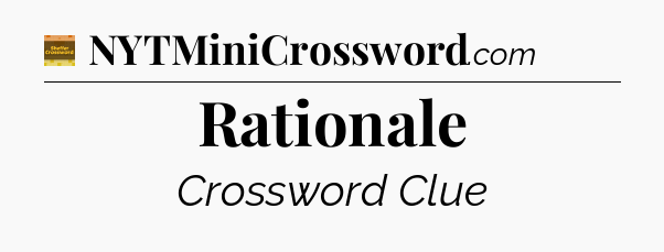 Rationale - Eugene Sheffer Crossword