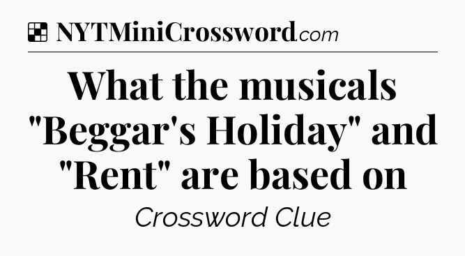 Solution: What the musicals 
