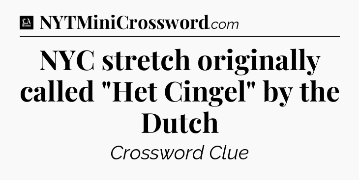 NYC stretch originally called 