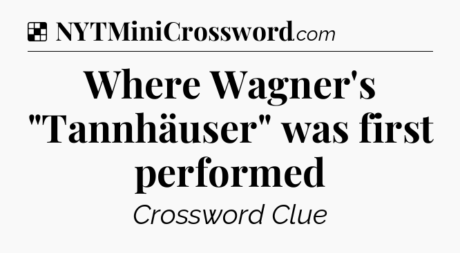 Solution: Where Wagner's 