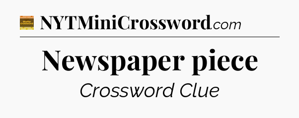 Newspaper piece - Eugene Sheffer Crossword