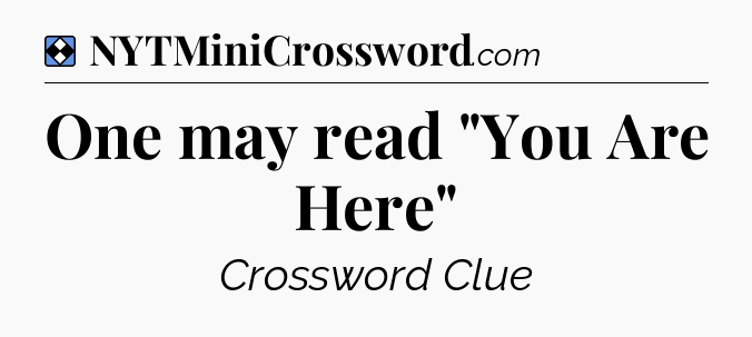 Solution: One may read 