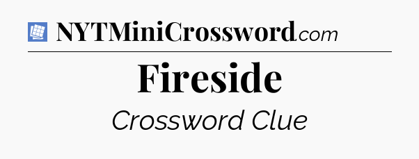 Fireside Puzzle Page Crossword Clue