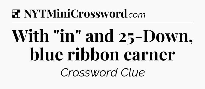 Solution: With 