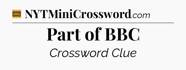 Part of BBC - Eugene Sheffer Crossword