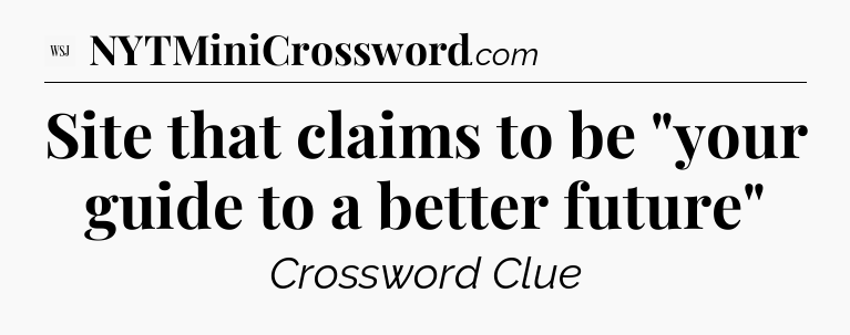 Site that claims to be 