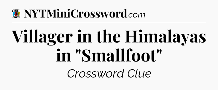 Villager in the Himalayas in 