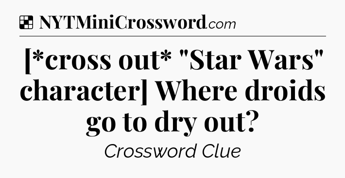 Solution: [*cross out* 