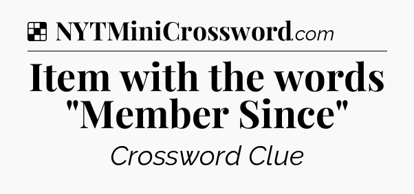 Solution: Item with the words 