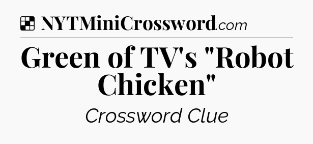 Solution: Green of TV's 