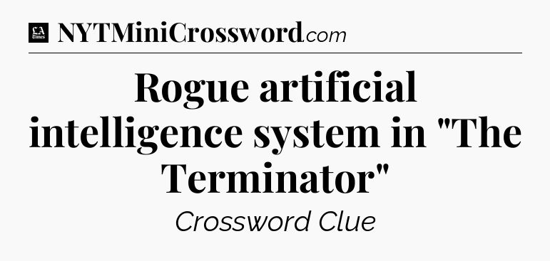 Rogue artificial intelligence system in 