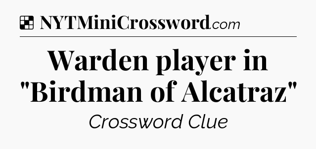 Solution: Warden player in 