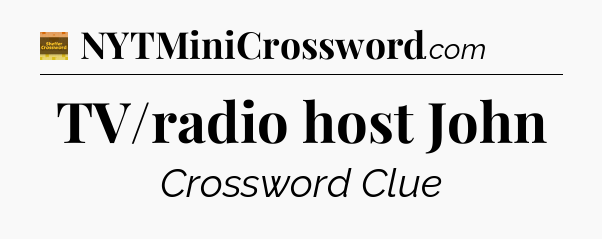 TV/radio host John crossword clue Eugene Sheffer