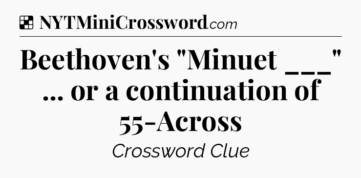 Solution: Beethoven's 