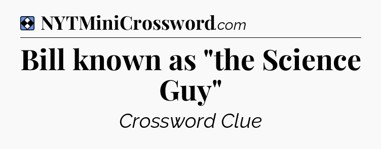 Solution: Bill known as 